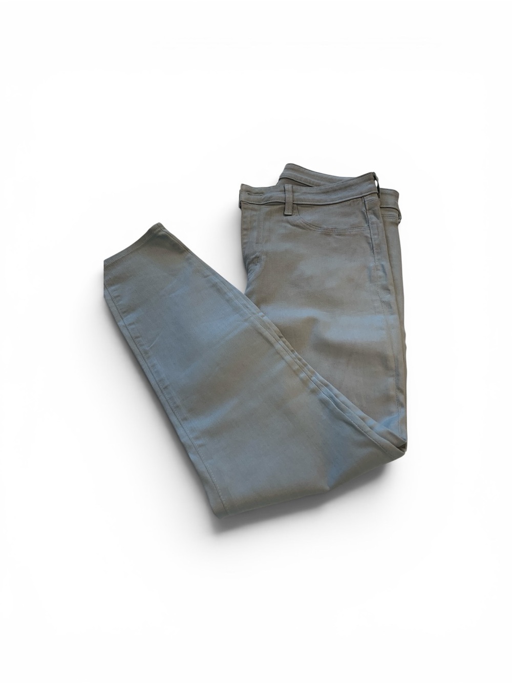 L’Agence Lightly Coated Slim Straight Light Blue/Gray Jeans
